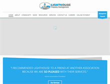 Tablet Screenshot of lighthousepropertymanagement.net