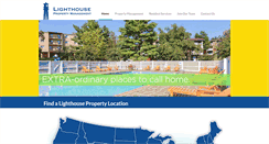 Desktop Screenshot of lighthousepropertymanagement.com